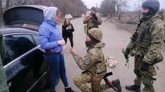 Images from Ukraine Stopped at the checkpoint It ended with