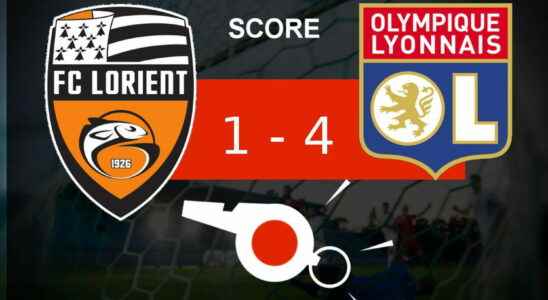 Lorient Lyon nice blow for Olympique Lyonnais 1 4 look