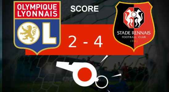 Lyon Rennes disappointment for Olympique Lyonnais the key moments