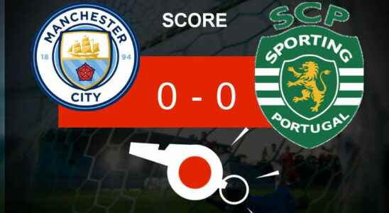Manchester City Sporting Portugal the two teams finish tied