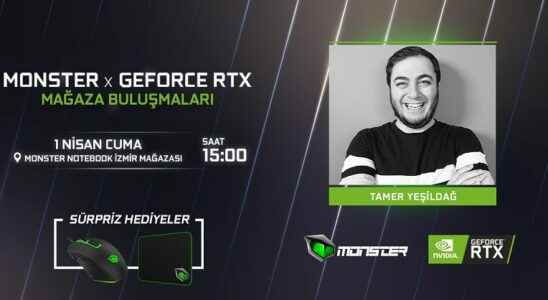 Monster x GeForce RTX store meetings continue in Izmir