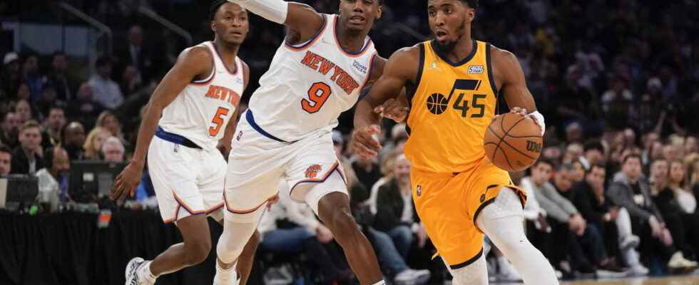 NBA 36 points for Donovan Mitchell the results