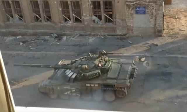 New image from Mariupol This is how the Russian tank
