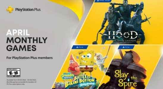 Playstation Plus April 2022 free games announced