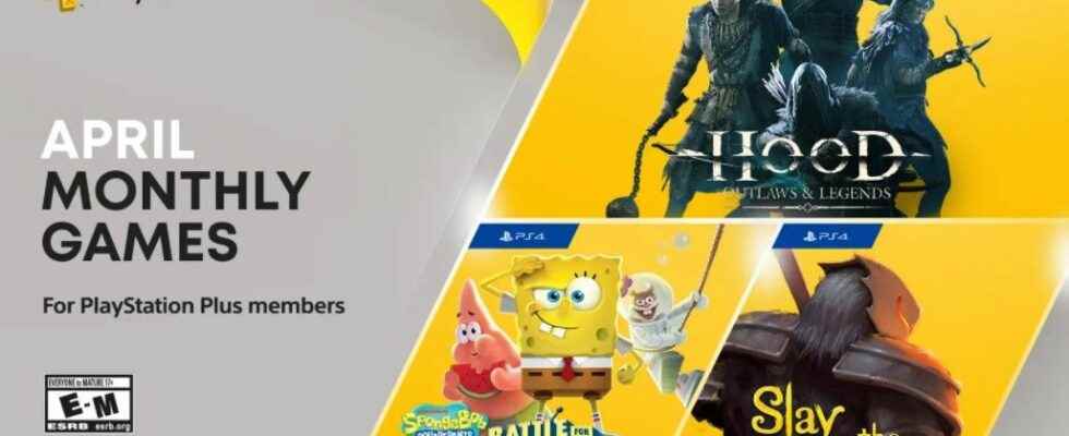Playstation Plus April 2022 free games announced