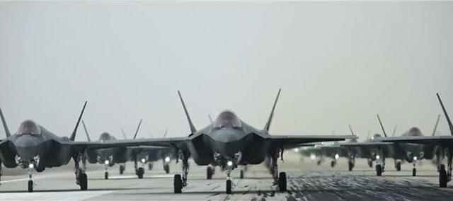 Retaliation against North Korea They pulled the F 35s out of