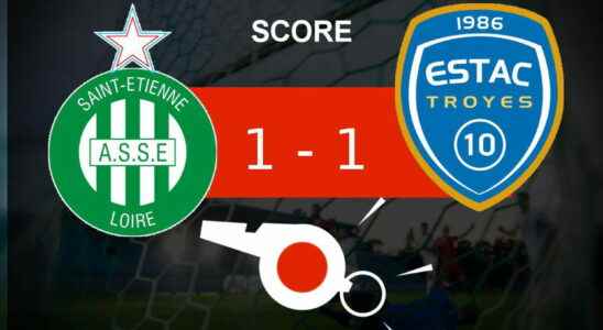 Saint Etienne Troyes draw what to remember