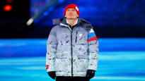 Ski star Aleksandr Bolshunov attended a support concert for the