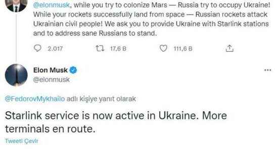 Starlink equipment sent by Elon Musk has arrived in Ukraine