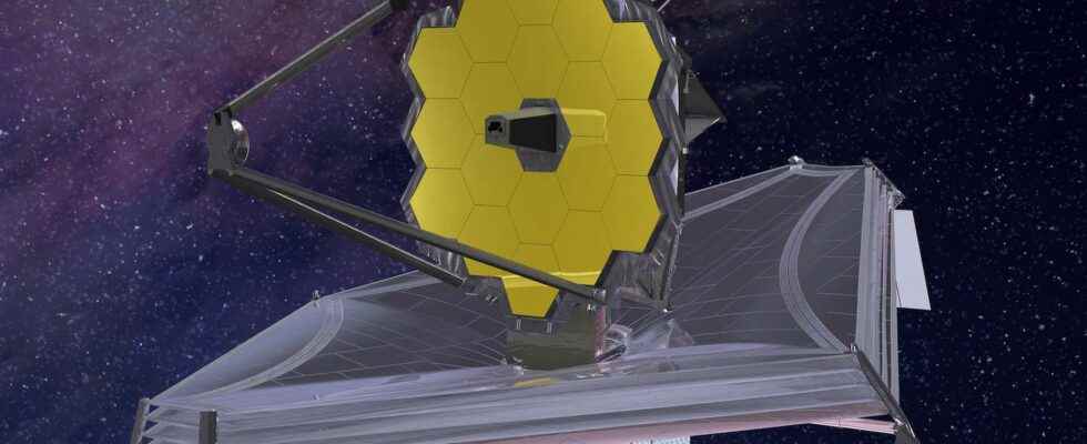 The James Webb Space Telescope aligns its mirrors