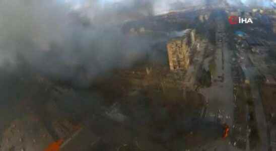 The destruction in the city of Mariupol shot by Russia