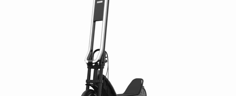 This guaranteed French origin electric scooter uses a 100 repairable