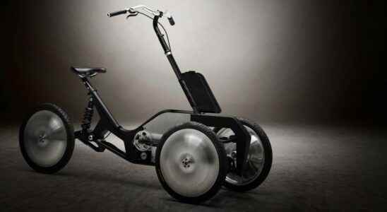 This tilting electric tricycle promises more than 300 km of