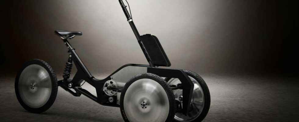 This tilting electric tricycle promises more than 300 km of