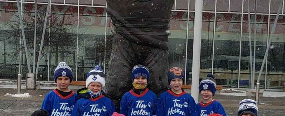 Timbit players thrilled to be part of NHL event