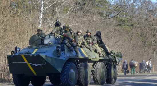 Ukraine the Russian army at the gates of Kiev