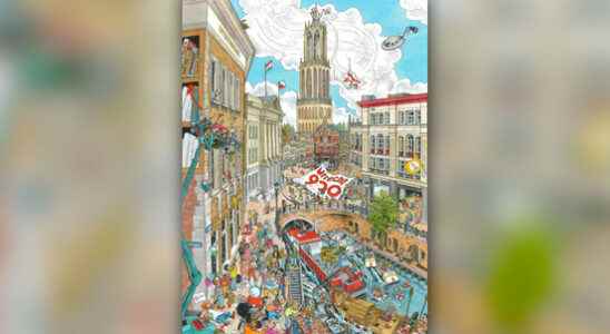 Utrecht added to famous puzzle series by cartoonist Frans Le