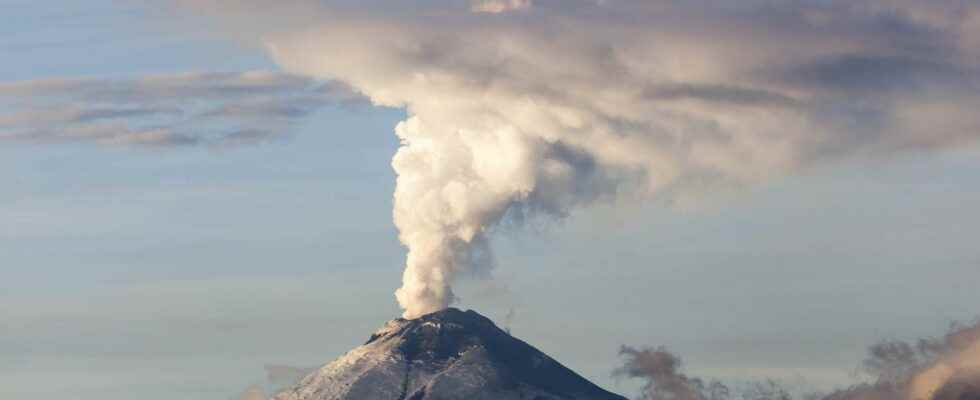 Volcanic eruptions are partly controlled by the amount of water