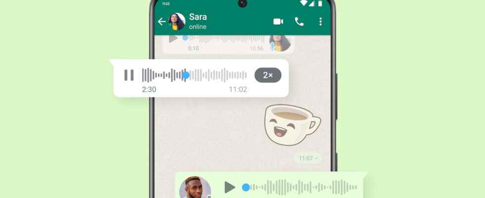 WhatsApp rolls out new features for audio messages