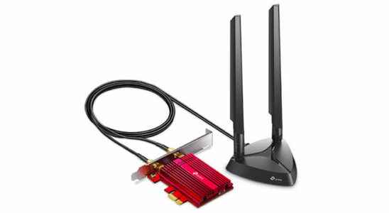 Wi Fi adapter with Wi Fi 6E support TP Link Archer TXE5E
