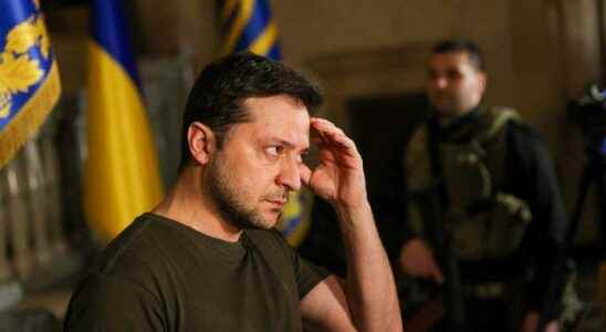 Zelensky announced in front of the cameras We havent seen