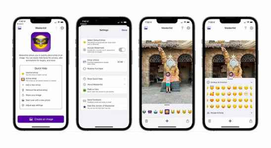 iOS app that can add emojis to photos MaskerAid