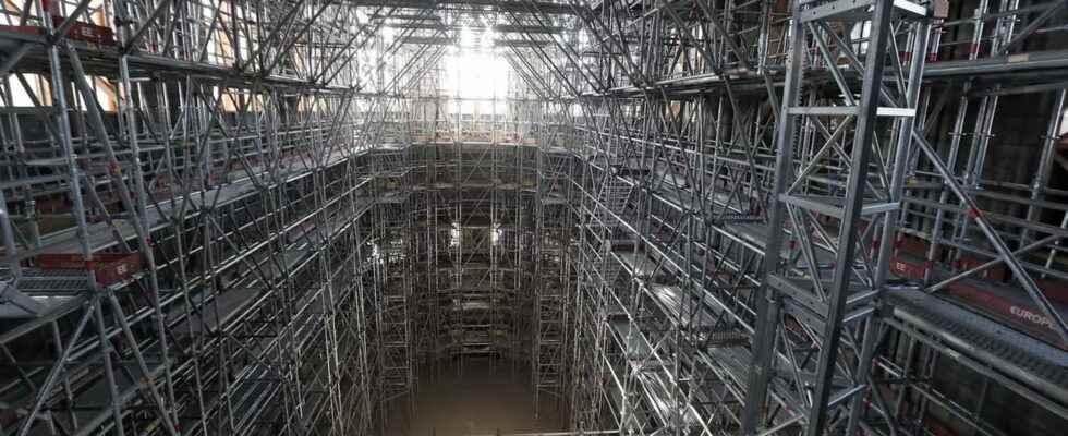 where is the reconstruction of the cathedral 3 years after