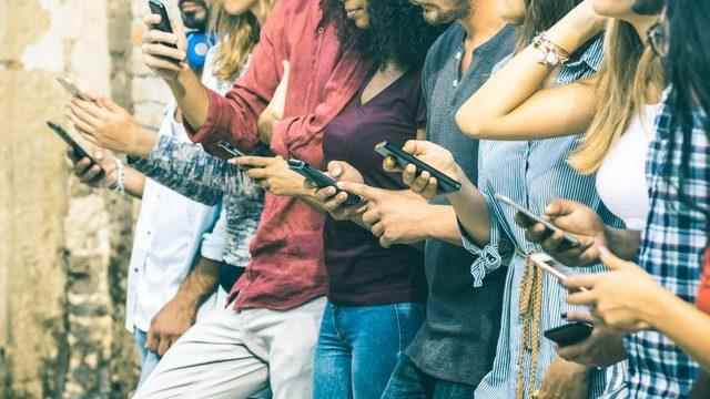 group of people with phone