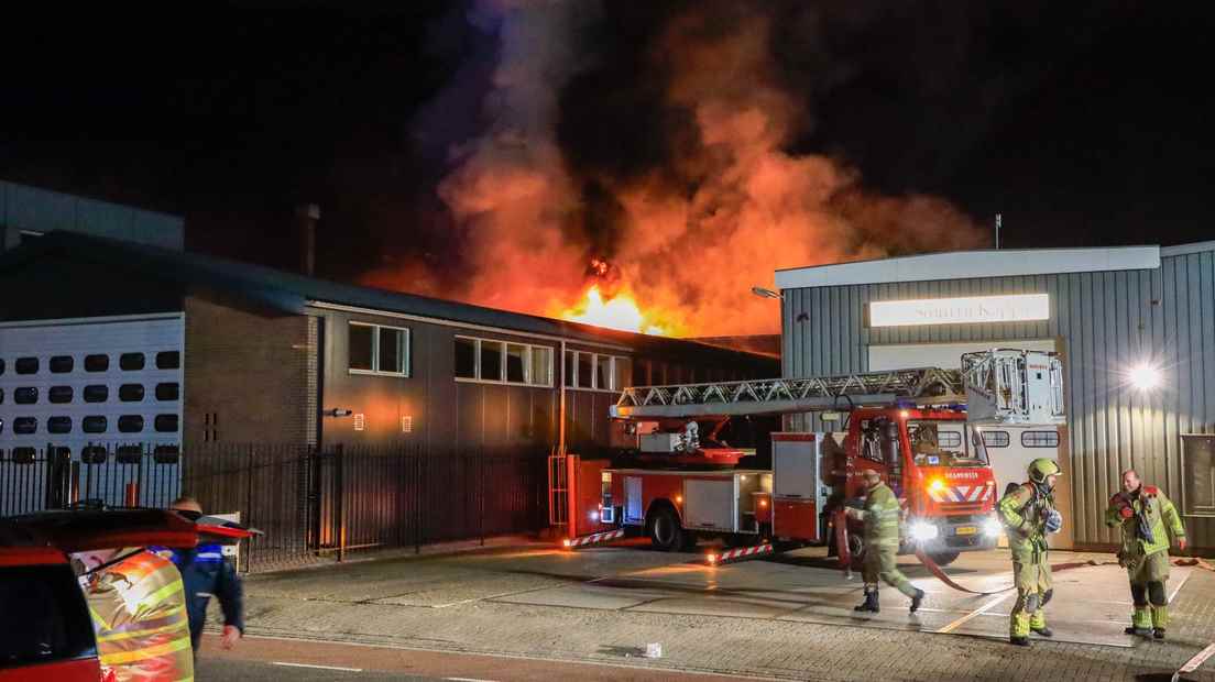 Fire in a garage in Soest.