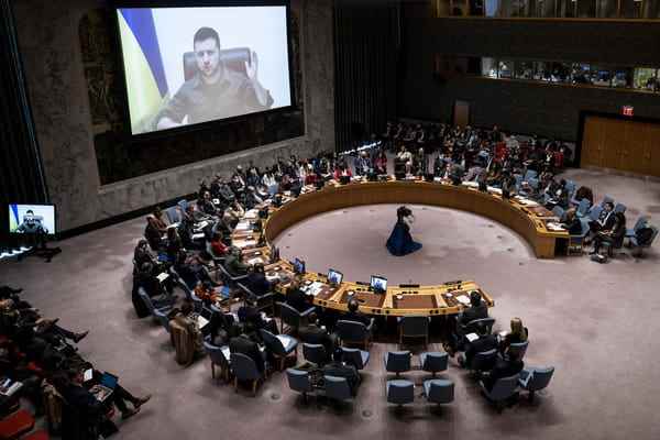 Volodymyr Zelensky in front of the UN - War in Ukraine ©John Minchillo/AP/SIPA