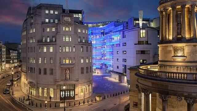 BBC building in central London