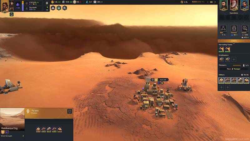 Dune: Spice Wars home screen