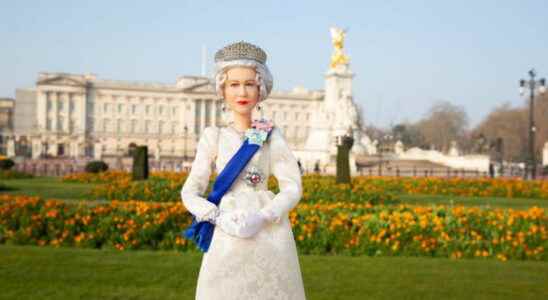 A Barbie in the likeness of Queen Elizabeth II