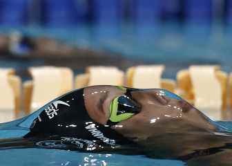 Andrea Eliana Berrino merges with the pool