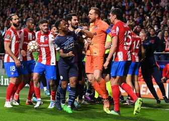 Atletico de Madrid Manchester City in pictures
