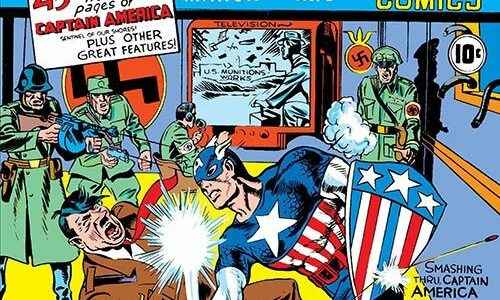 Captain America comic book for 44 million lira
