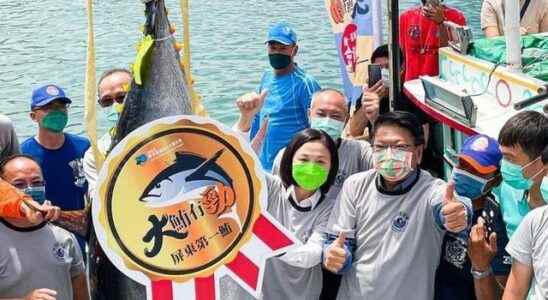 Giant tuna sold for record price in Taiwan