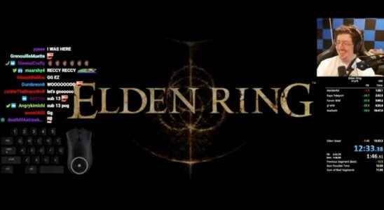 He finished Elden Ring in 12 minutes