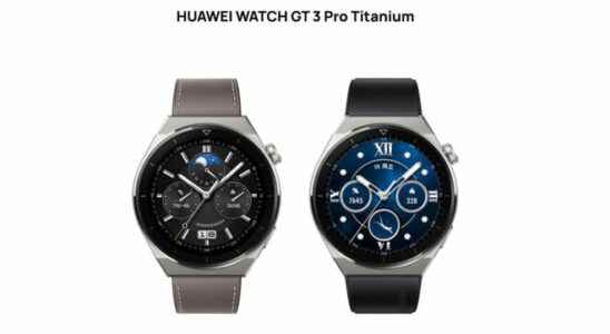 High end smart watch Huawei Watch GT 3 Pro introduced