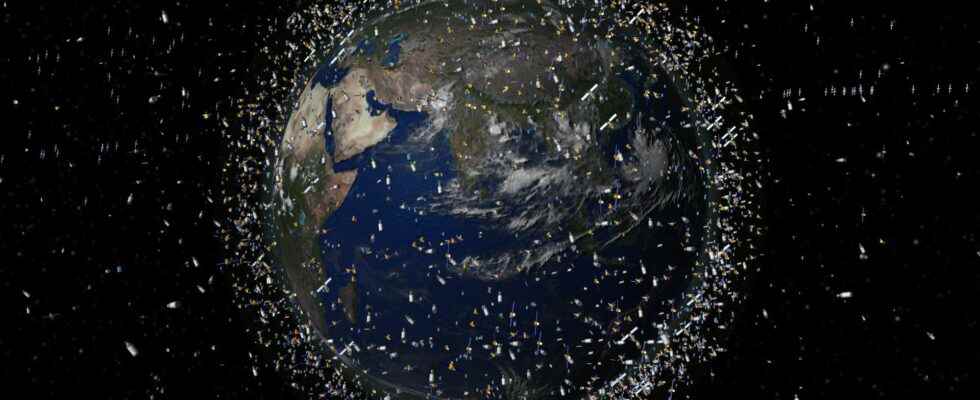 How many satellites revolve around the Earth