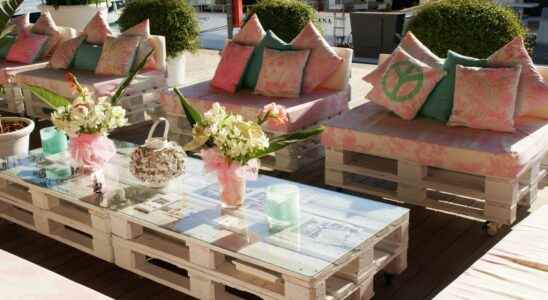 How to make your garden furniture in pallet