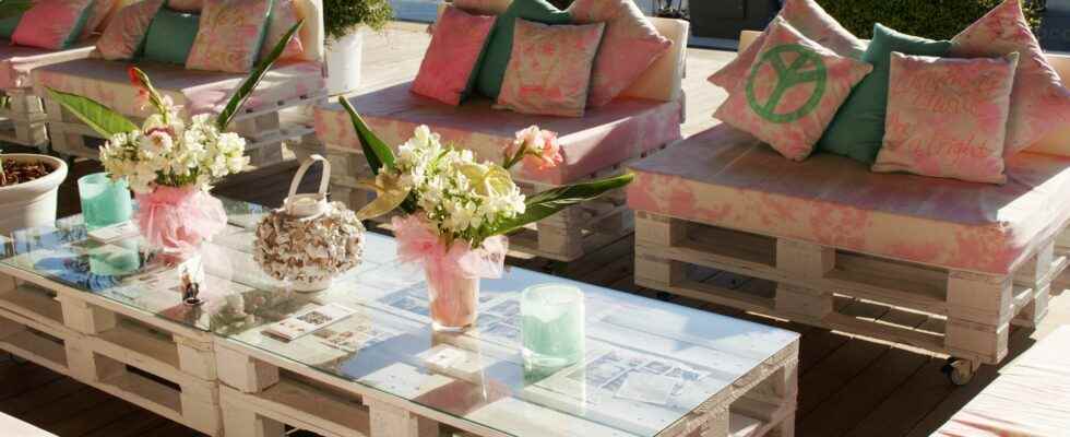 How to make your garden furniture in pallet