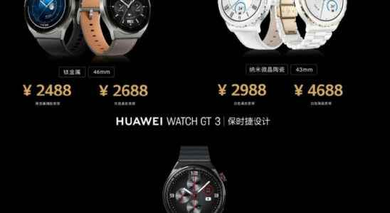 Huawei Watch GT 3 Pro Introduced Price and Features