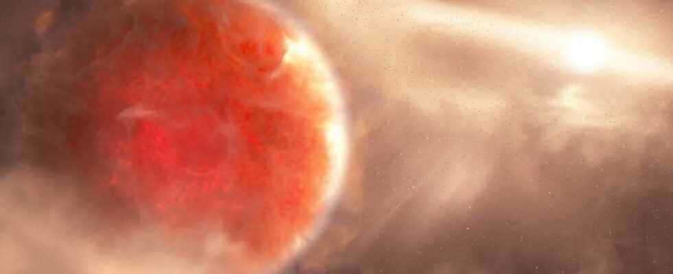 Hubble discovers a planet that is forming in an unusual