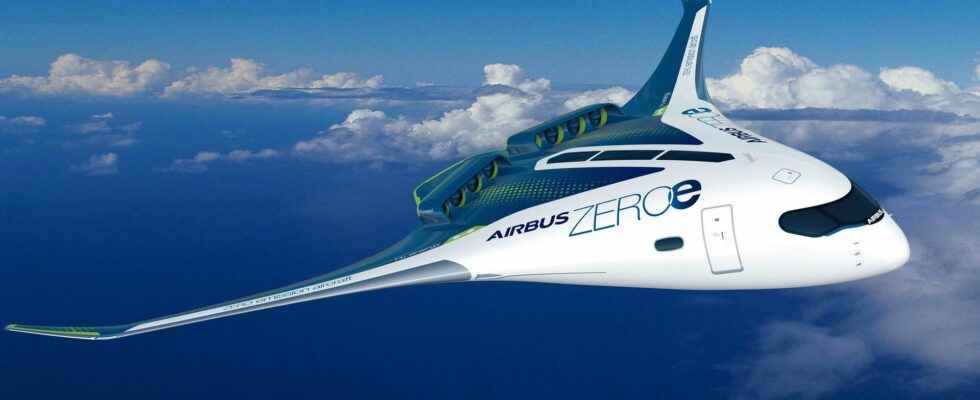 Hydrogen flying wing why will air travel be long very