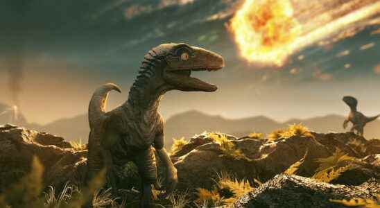 Incroyable decouverte des restes dun dinosaure mort brutalement le jour