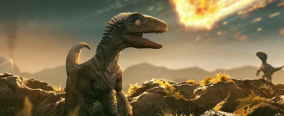 Incroyable decouverte des restes dun dinosaure mort brutalement le jour