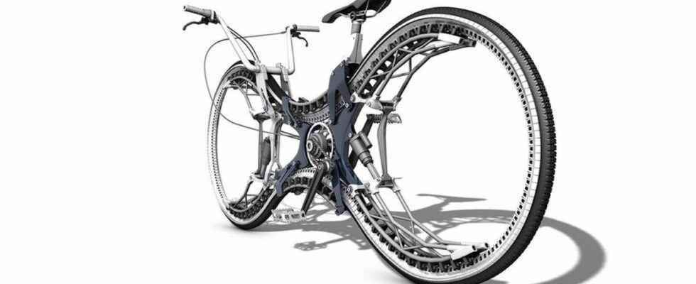 Infinity Bike this incredible concept of a bicycle without wheels