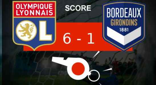 Lyon Bordeaux series of goals for Olympique Lyonnais the