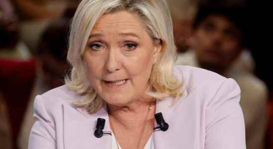 Marine Le Pen Melenchon accused of treason News program poll